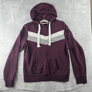 Reflex Pullover Hoodie Maroon Mens Size Large